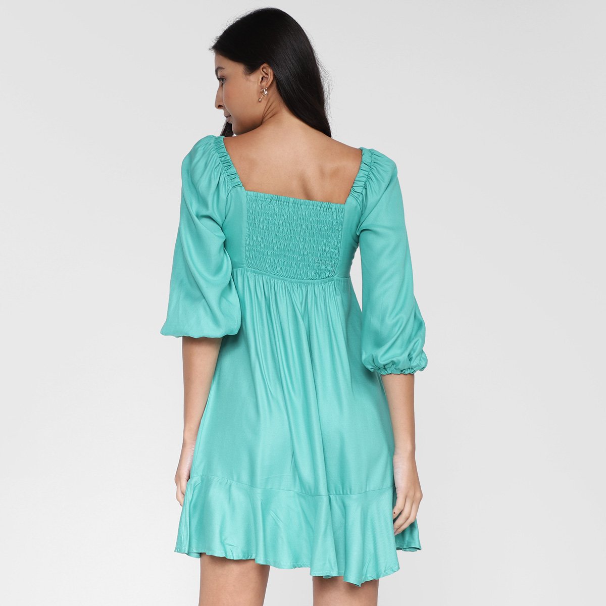 Vestido Mercatto Manga Bufante Feminino - Tam: P - 1