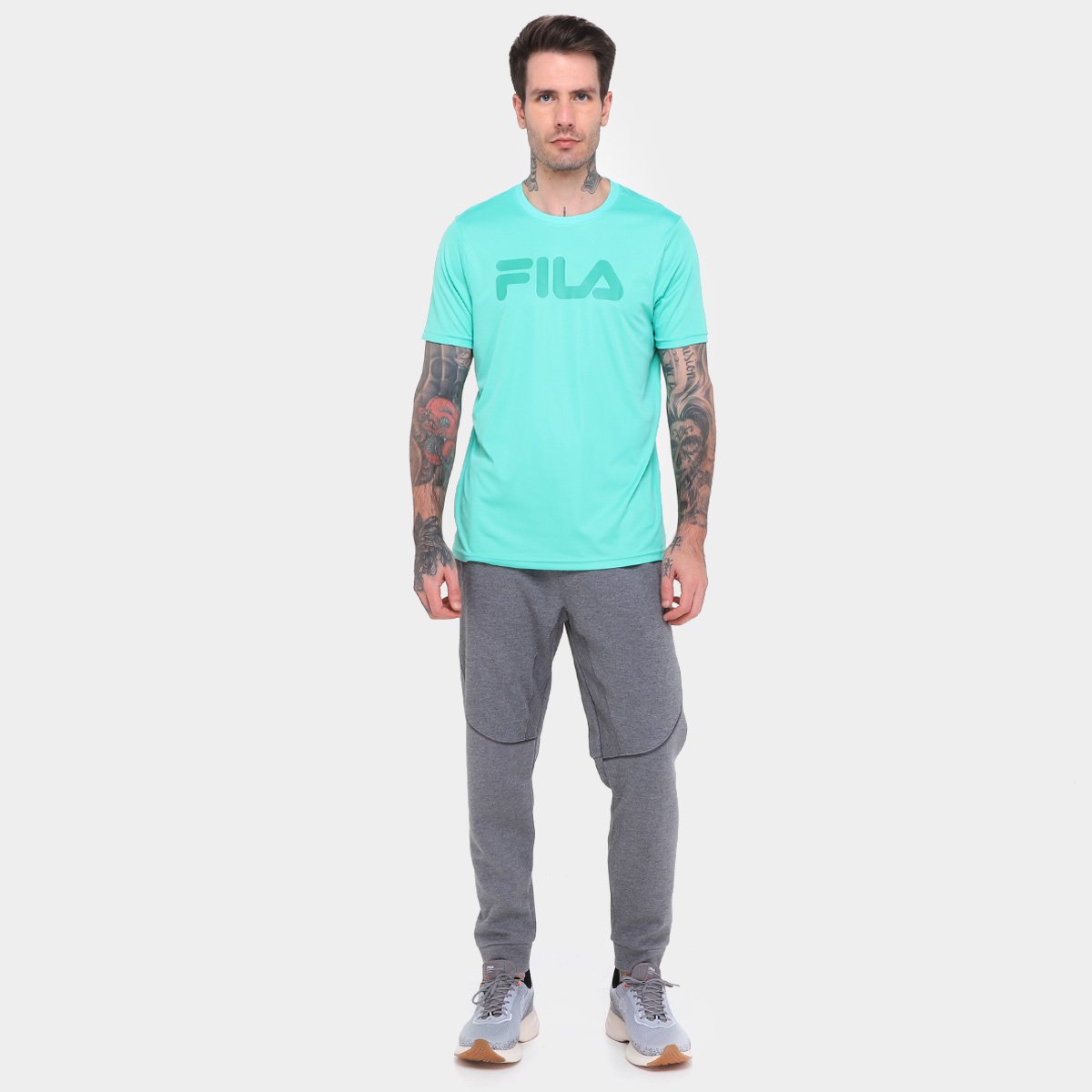 Camiseta Fila Basic Sports II Masculina - Tam: EGG - 3