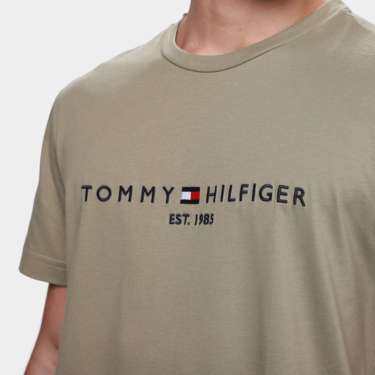 Camiseta Tommy Hilfiger Casual Masculina - Tam: GG - 2