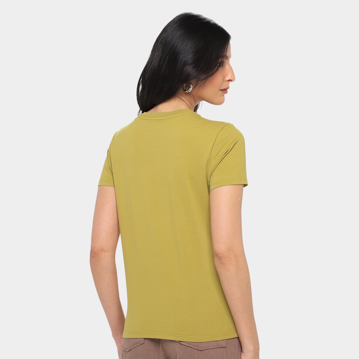 Camiseta Calvin Klein Básica Feminina - Tam: P - 1