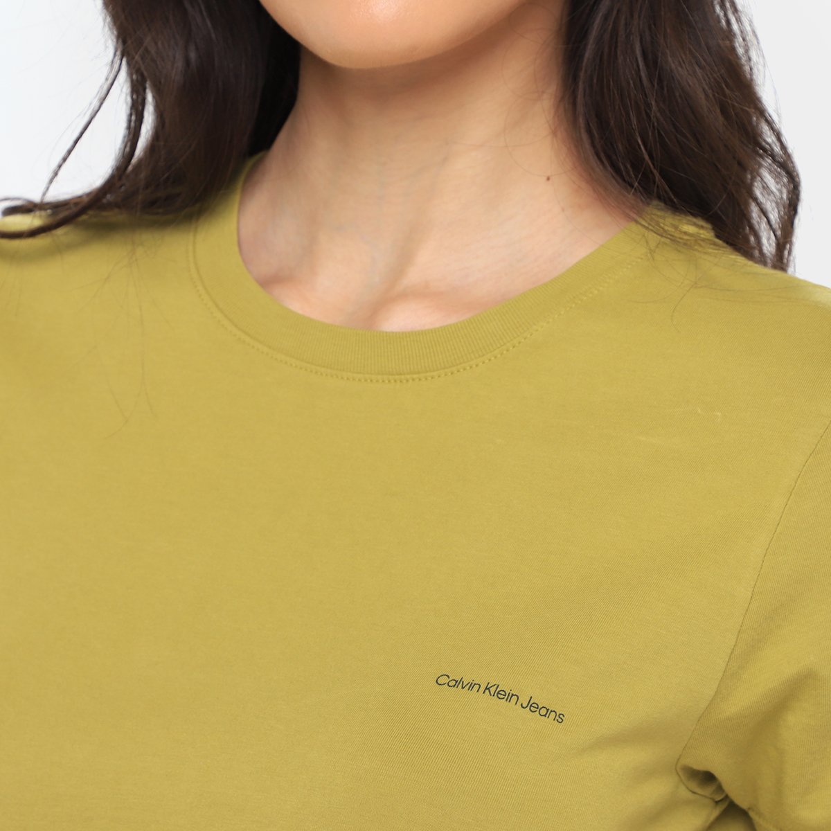 Camiseta Calvin Klein Básica Feminina - Tam: P - 2