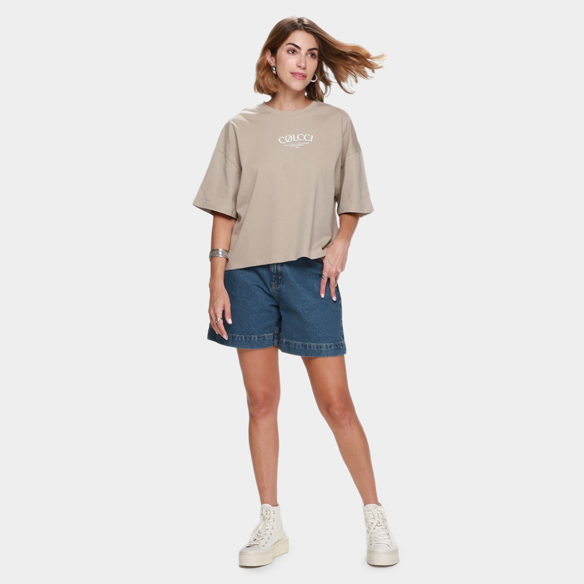 Camiseta Colcci 1986 Feminina - Tam: P - 4