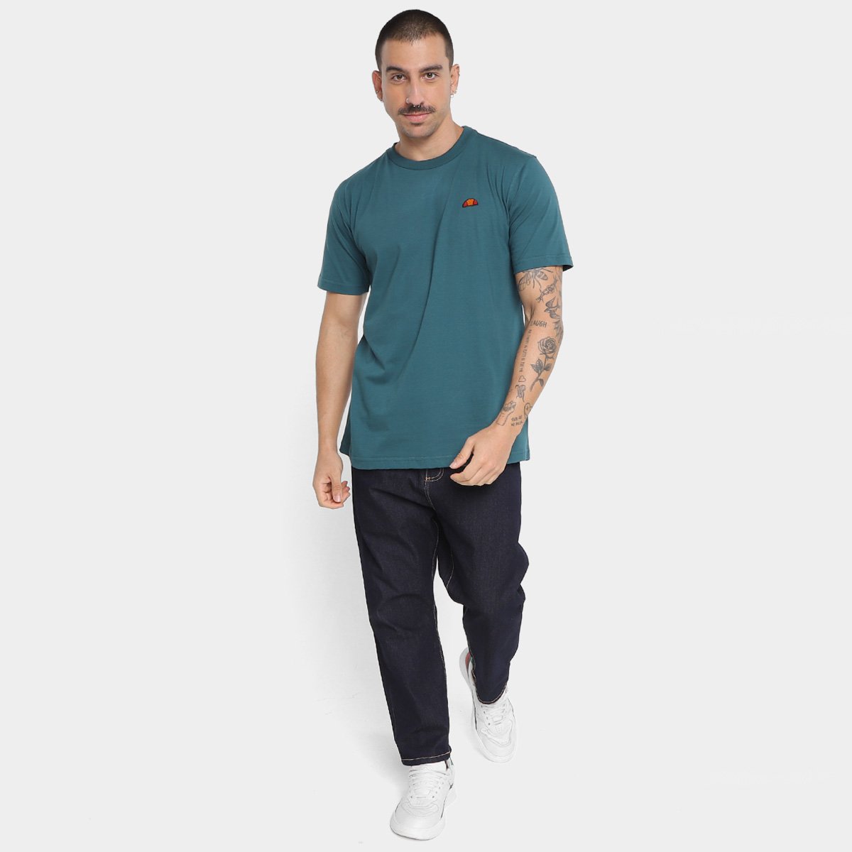 Camiseta Ellesse Estampada Cubo Masculina - Tam: P - 3