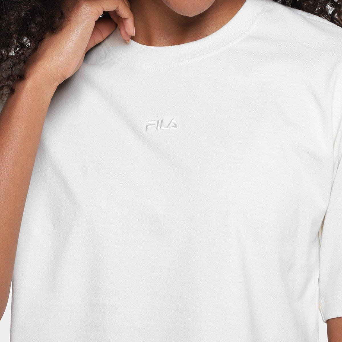 Camiseta Fila Cropped Comfort Classic Feminina - Tam: P - 2