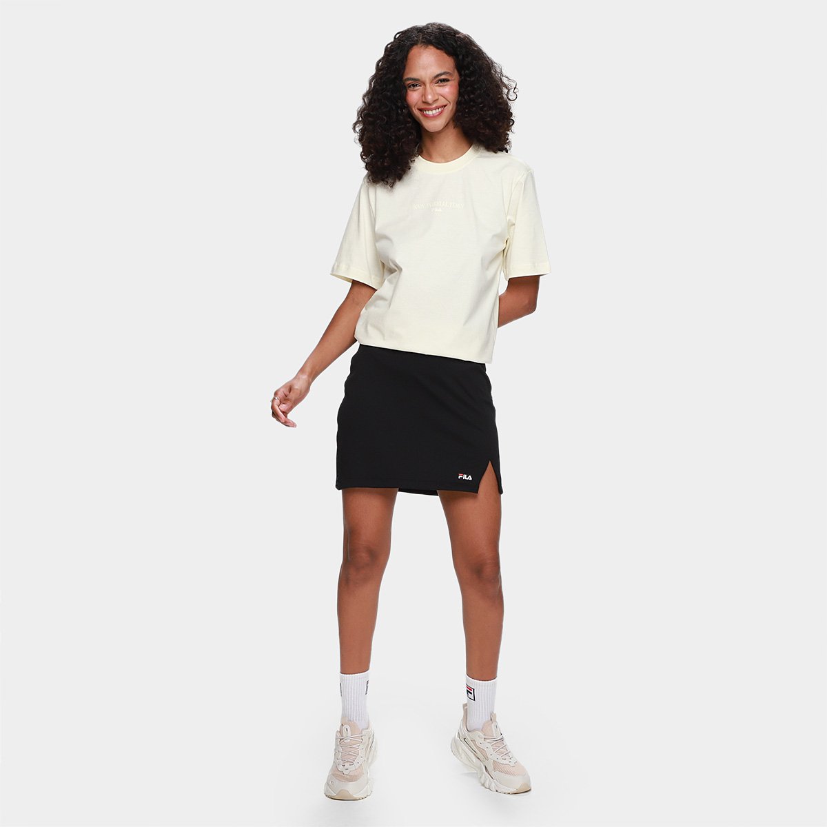 Camiseta Fila Comfort Biella Basic Feminina - Tam: M - 3
