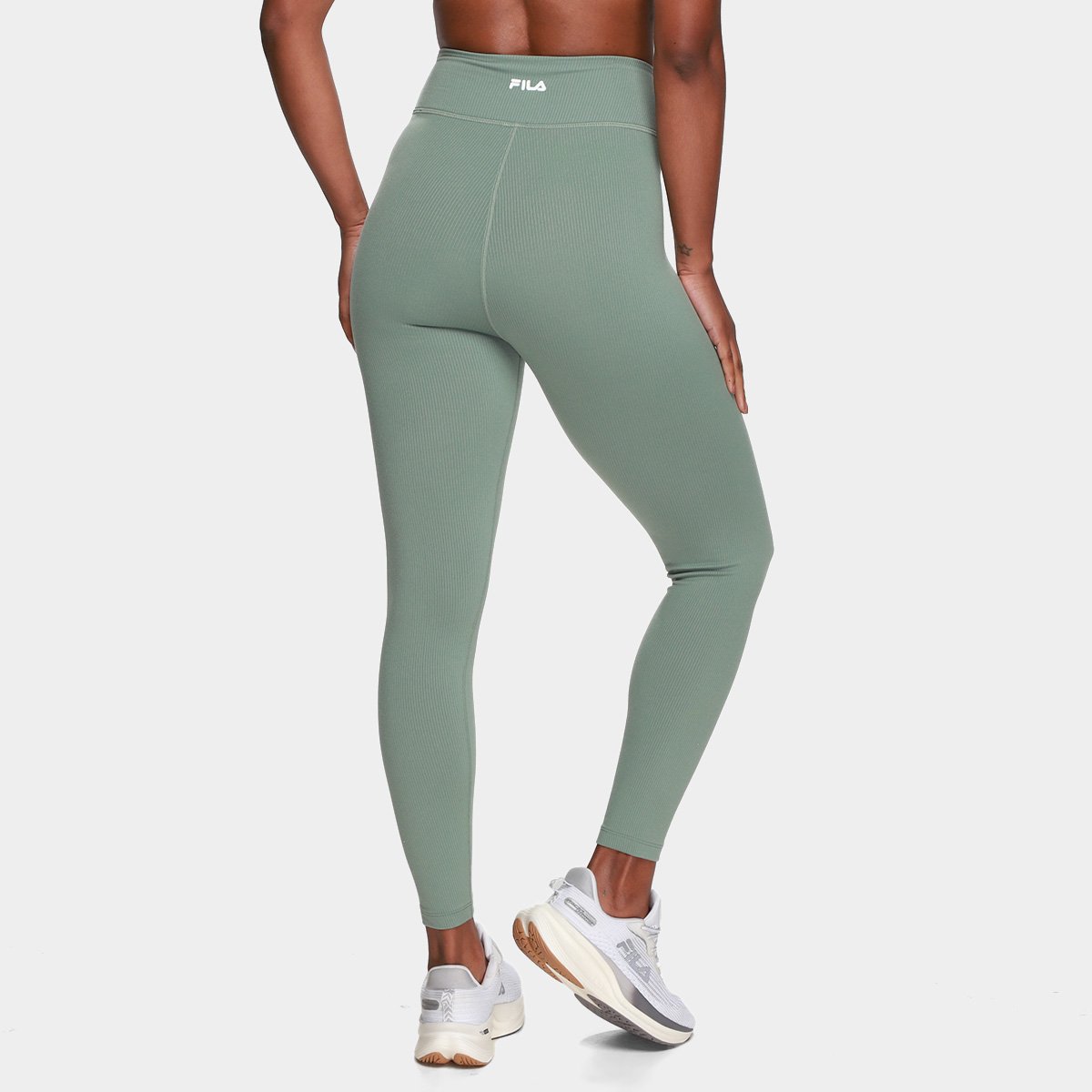 Calça Legging Fila Life Ribbed Feminina - Tam: M - 1