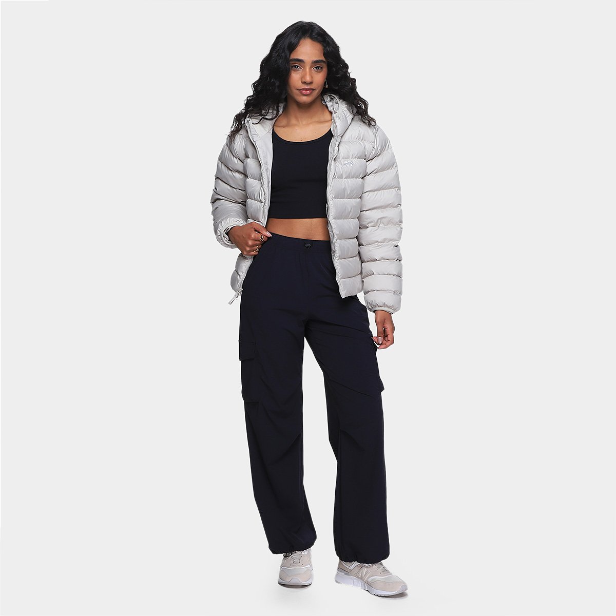 Jaqueta Puffer New Balance Feminina - Tam: P - 3