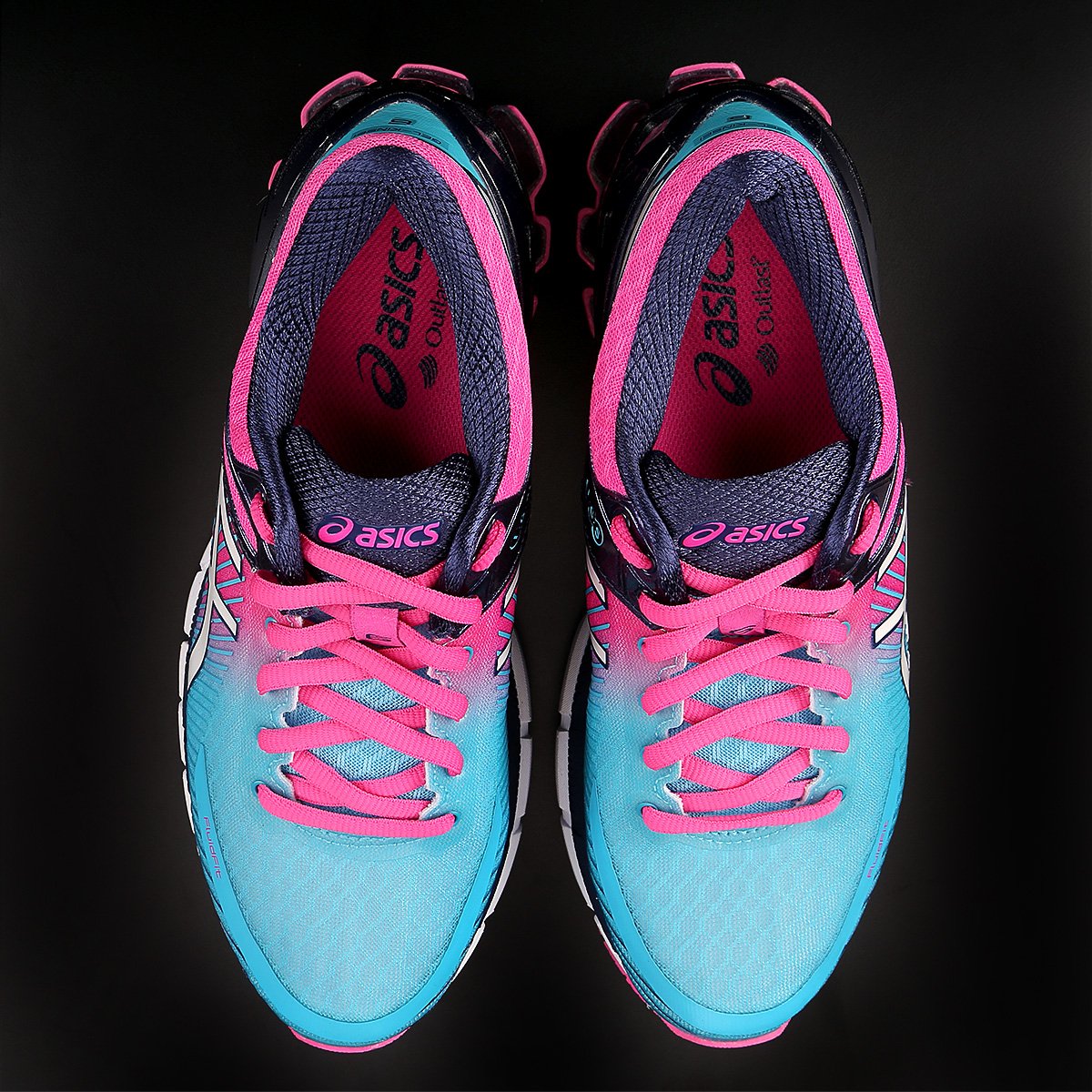 asics azul e rosa