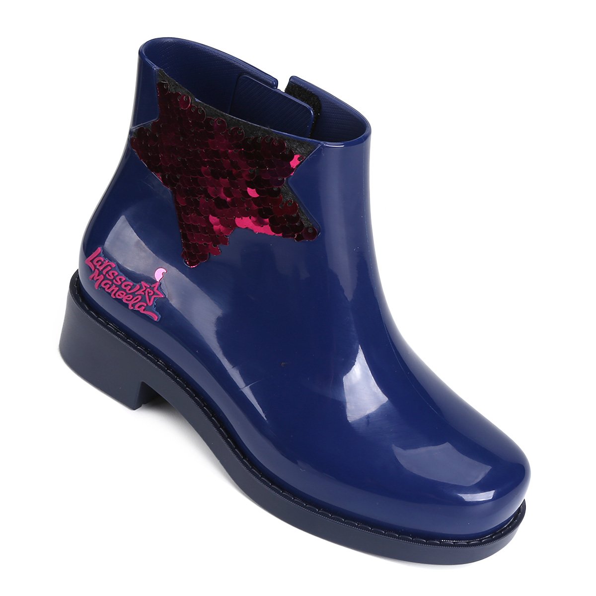 Bota Infantil Cano Curto Grendene Larissa Manoela Super Star Feminina