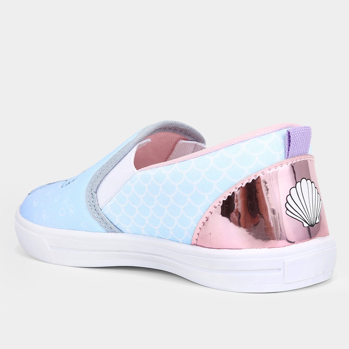 Slip On Bebê Disney Princesa Ariel Menina - Tam: 24 - 3