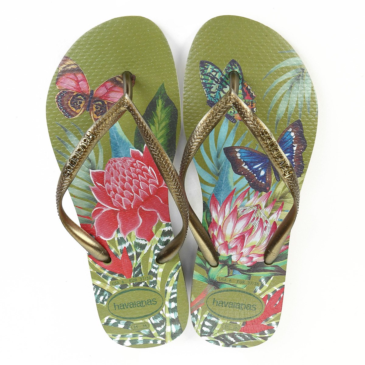 Sandália Havaianas Slim Tropical Feminina