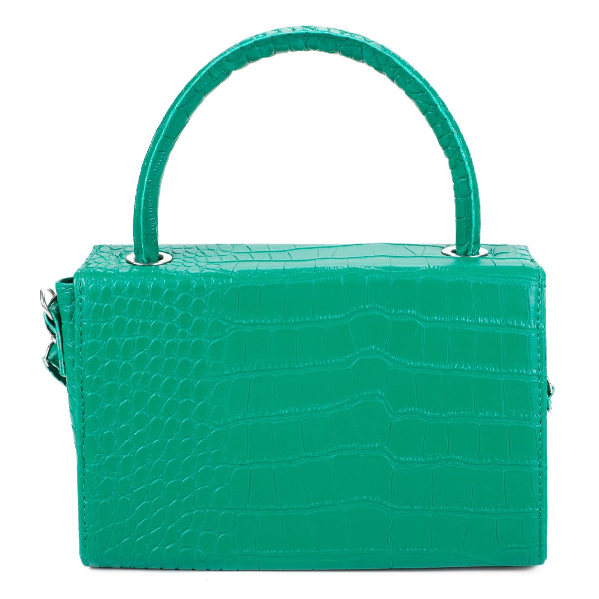 Kit Bolsa Pien Mini Bag Croco Pequena + Carteira Feminina - 3