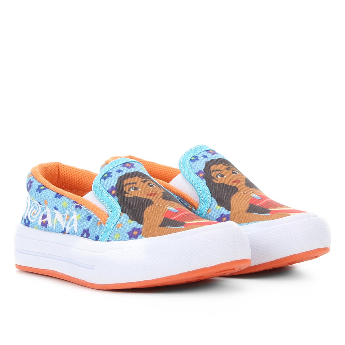 Tênis Slip On Infantil Disney Moana