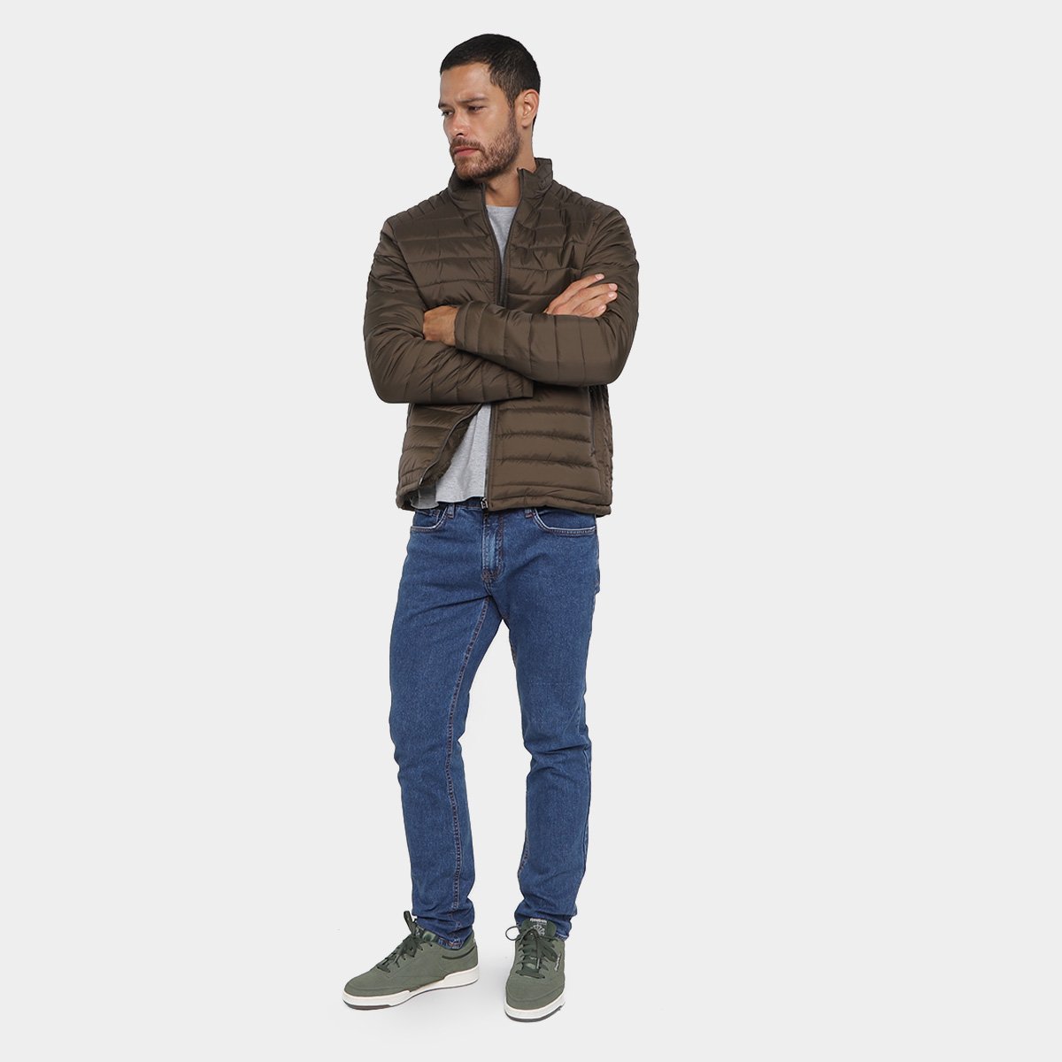 Jaqueta Puffer Broken Rules Nylon Masculina - Tam: G - 4