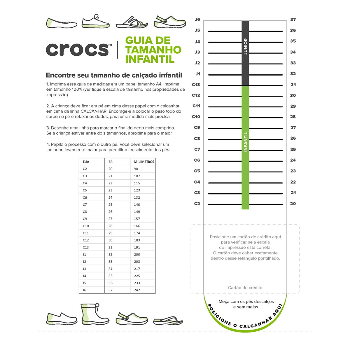 Crocs Infantil Classic Clog K - Tam: 34 - 4