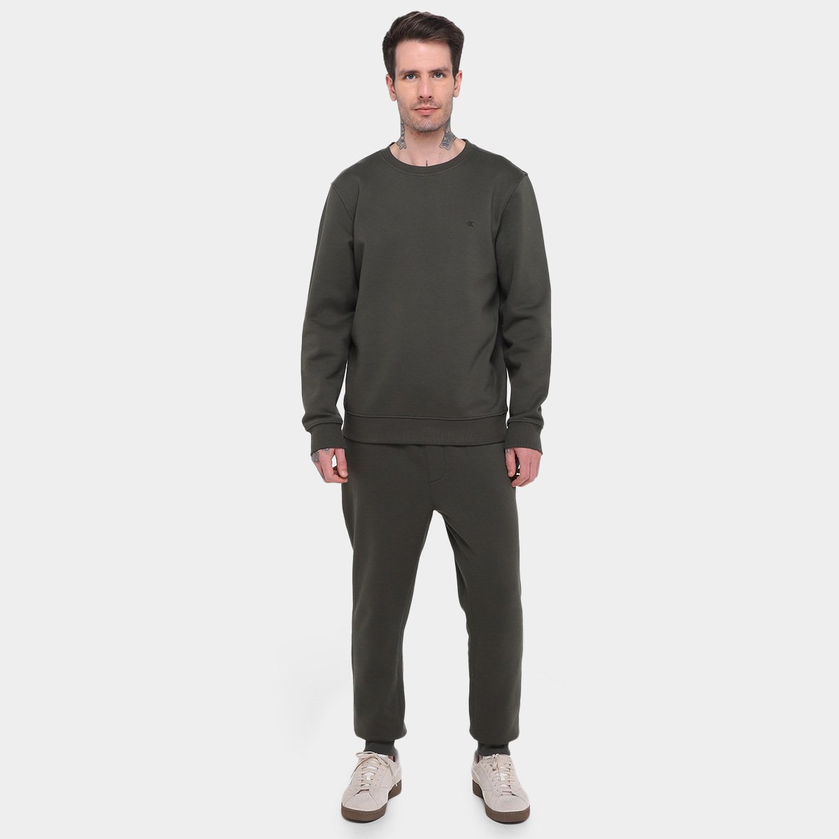 Calça Moletom Calvin Klein Bordado Masculina - Tam: P - 3