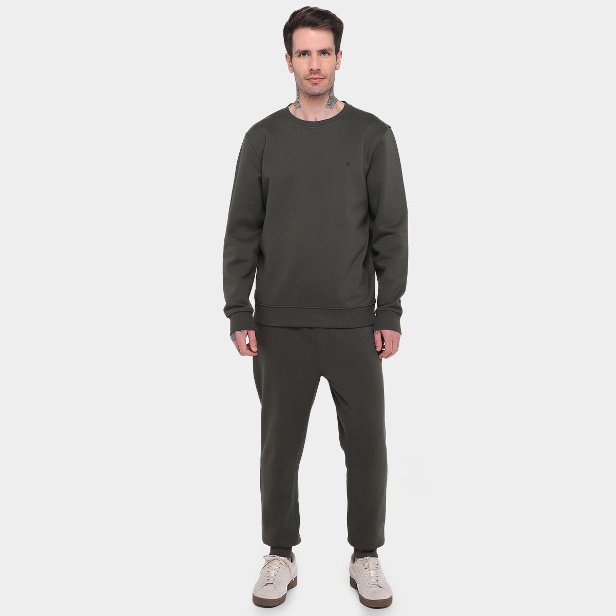 Moletom Calvin Klein Bordado Masculino - Tam: GG - 3