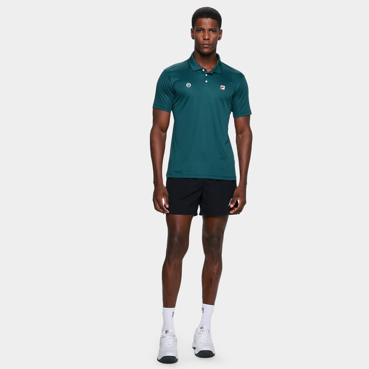 Camisa Polo Fila Player FBox II Ro 26 Masculina - Tam: M - 3