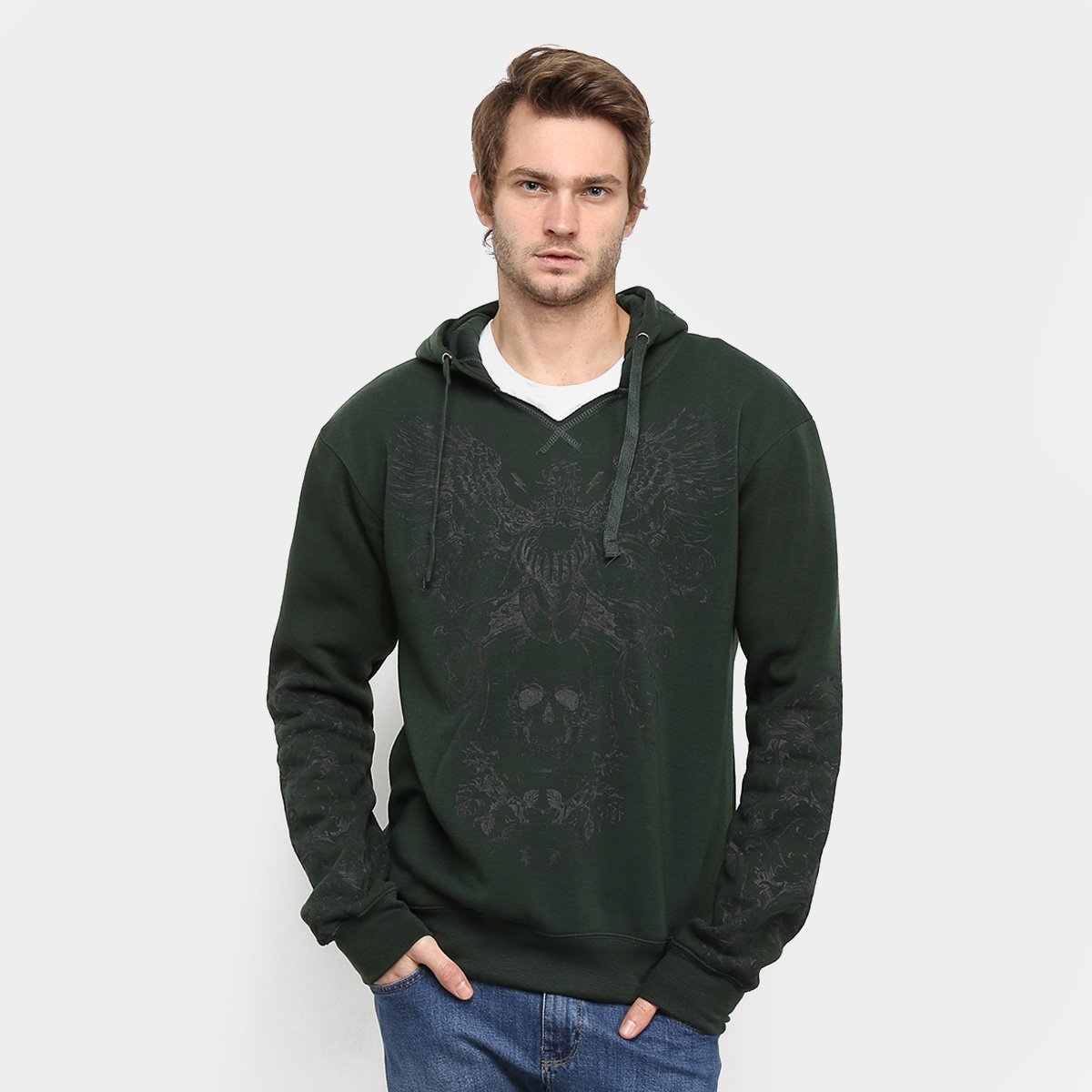 Moletom Victory Eagle Skull Masculino