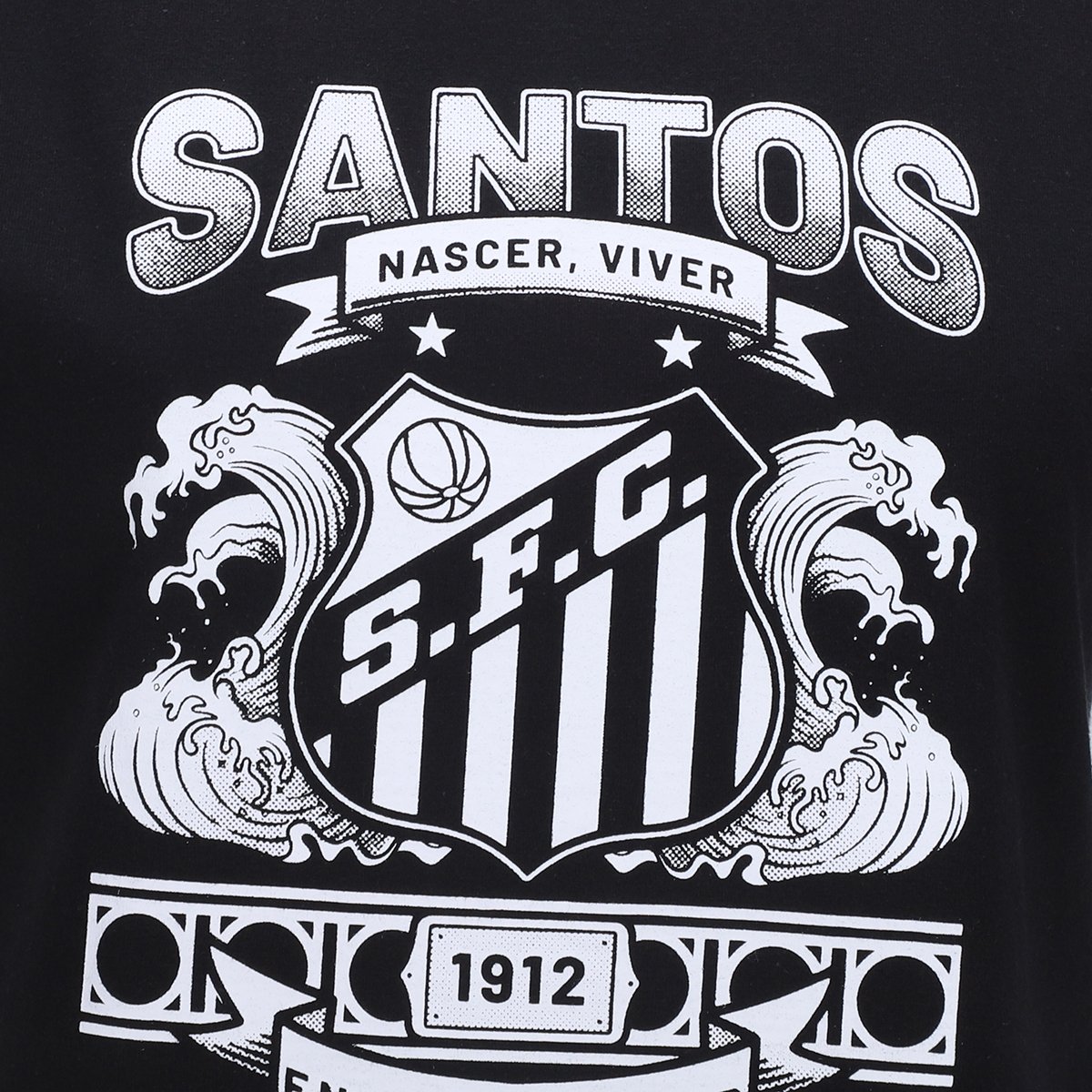 Camiseta Santos Feminina - Tam: M - 2