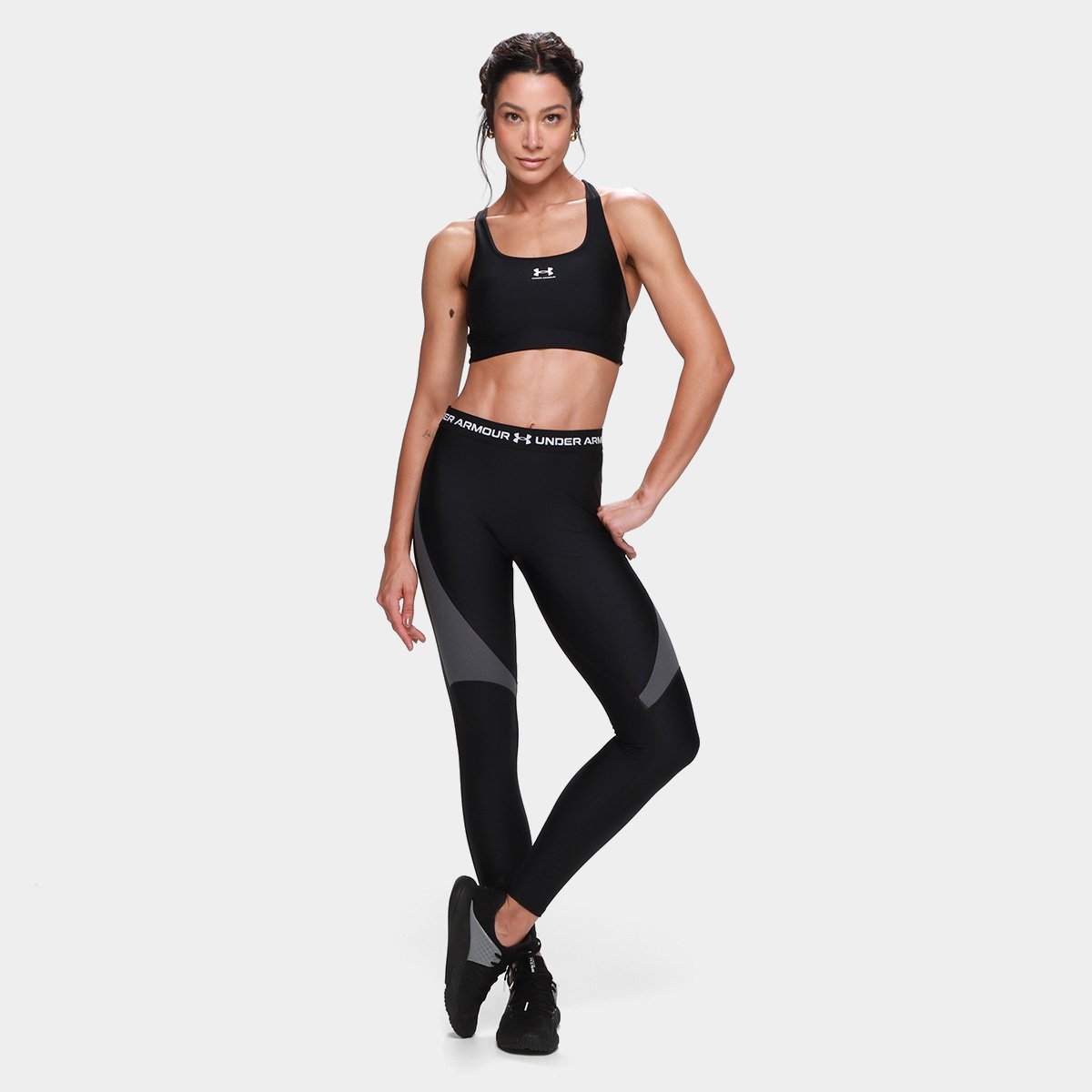 Calça Legging Under Armour Rib Feminina - Tam: P - 3