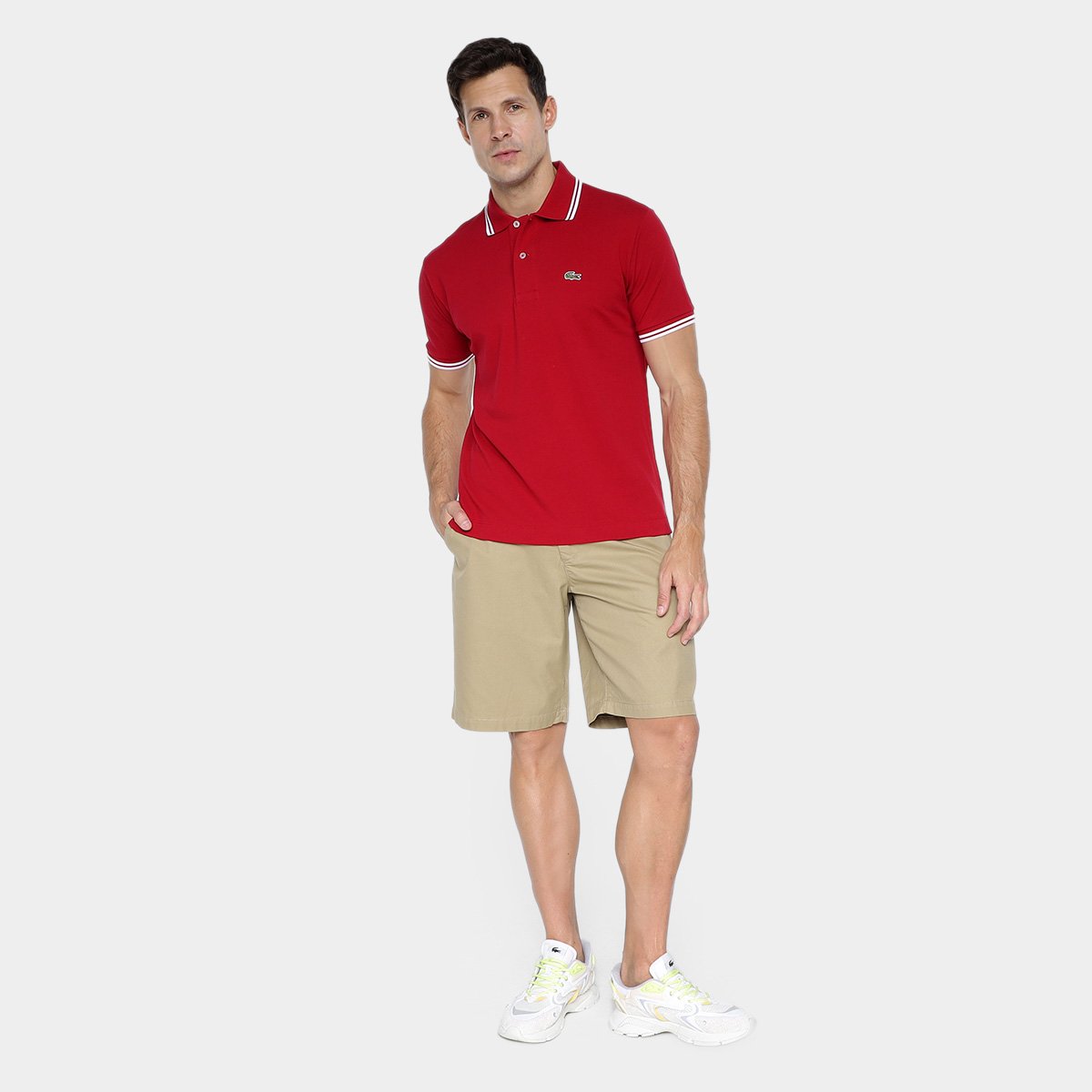 Camisa Polo Lacoste Casual Masculina - Tam: P - 3