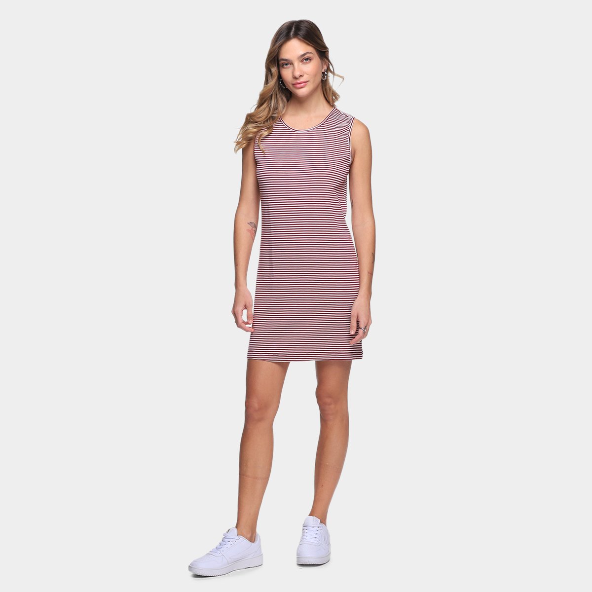 Vestido Spio Listrado - Tam: G - 3