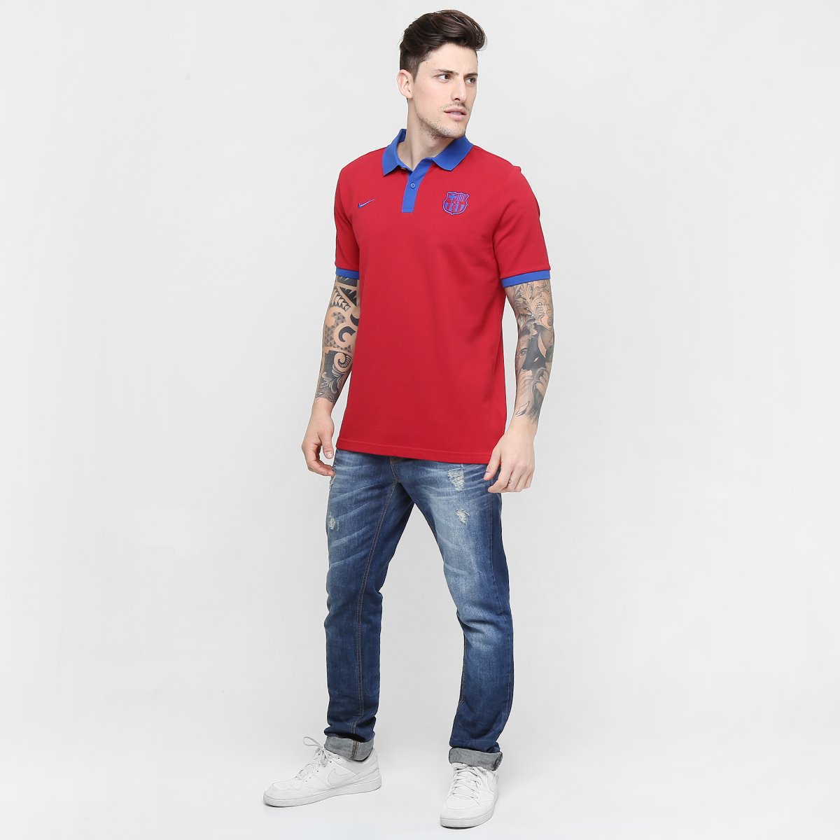 camisa polo barcelona nike