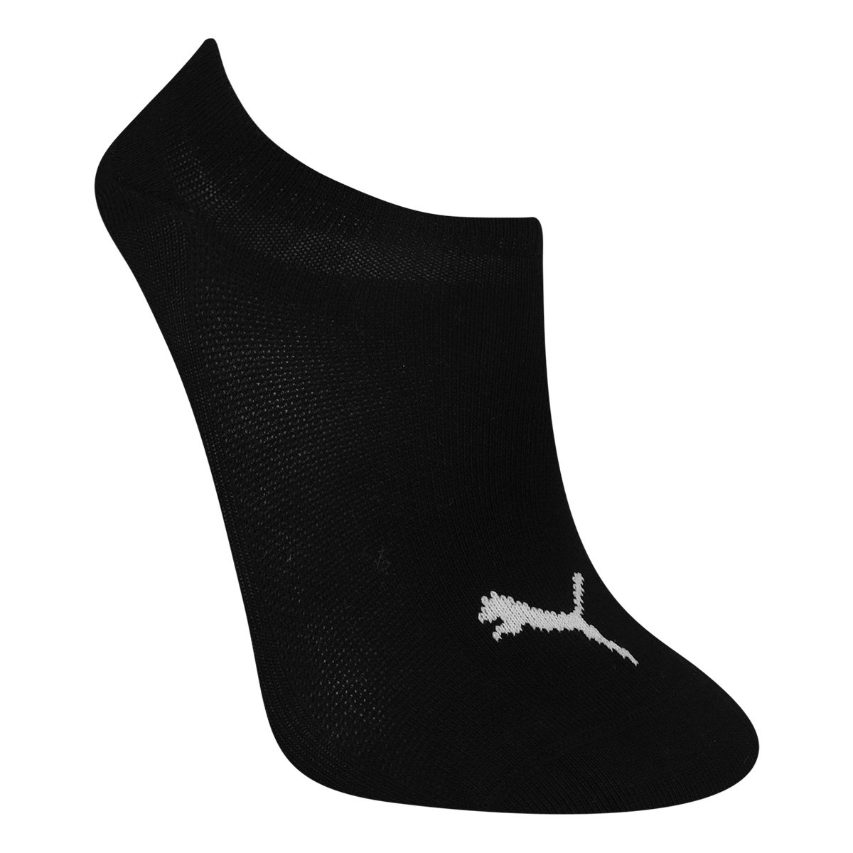 Meia Soquete Puma Invisível - 3 Pares - Tam: 34/39 - 3