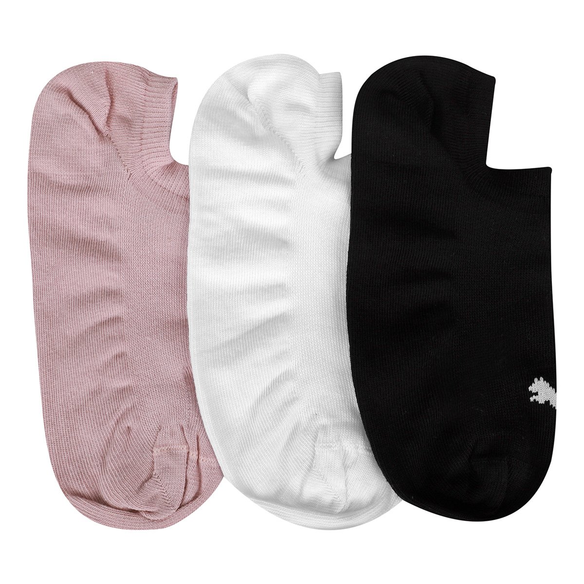 Meia Soquete Puma Invisível - 3 Pares - Tam: 34/39 - 4