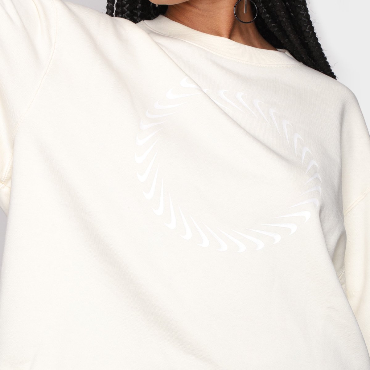 Camiseta Nike Icn Clash Cre Manga Longa Feminina - Tam: GG - 2