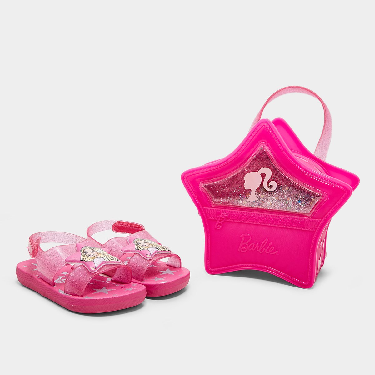 Sandália Infantil Grendene Barbie Popstar Menina - Tam: 25 - 5