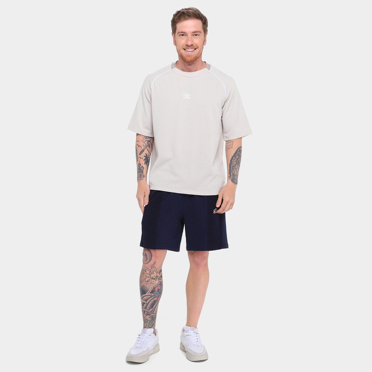Camiseta Umbro Panelled Mesh Masculino - Tam: P - 3