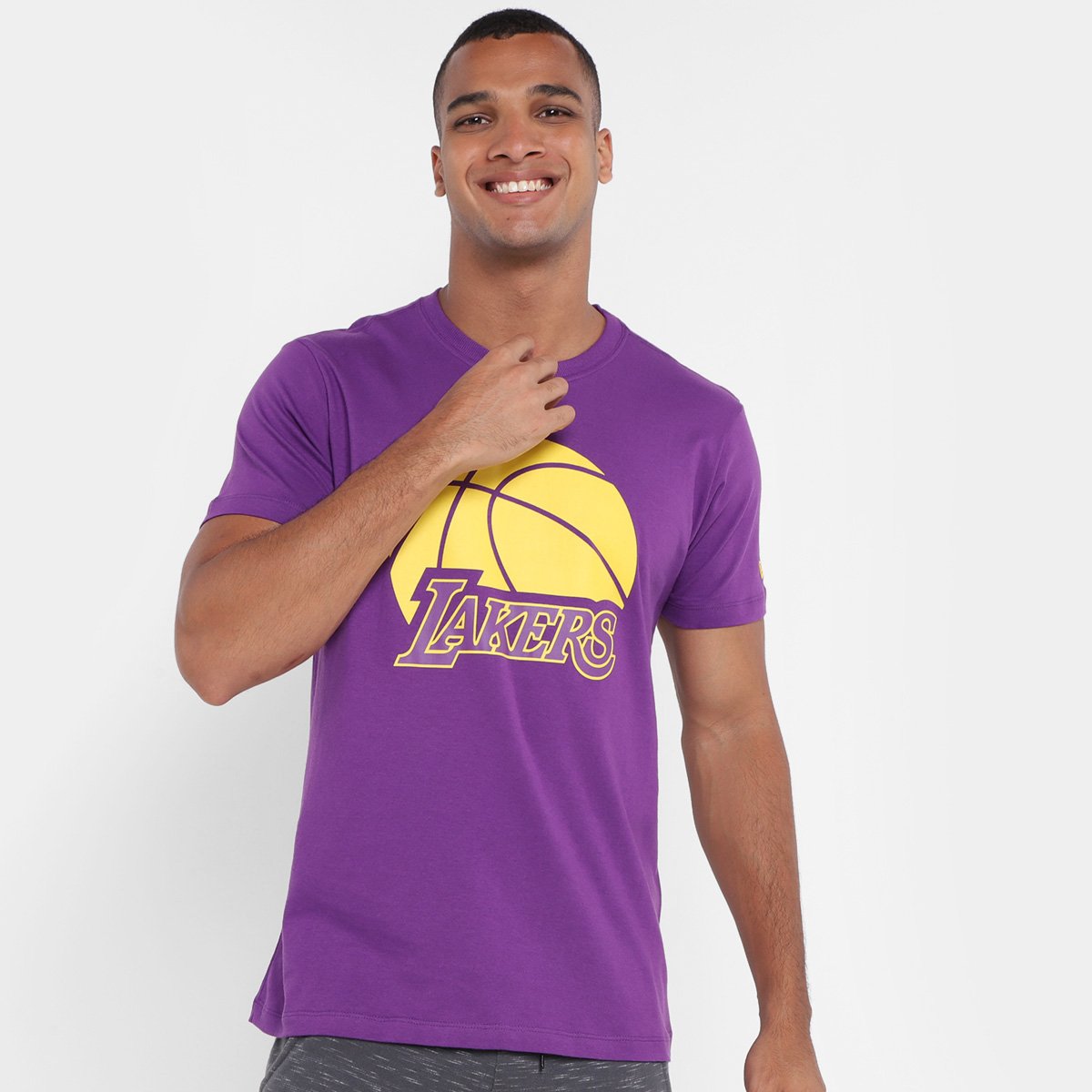 Camiseta NBA Los Angeles Lakers New Era Masculina