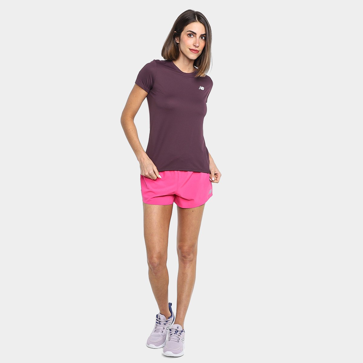 Short New Balance Run Club 3 Feminino - Tam: GG - 4