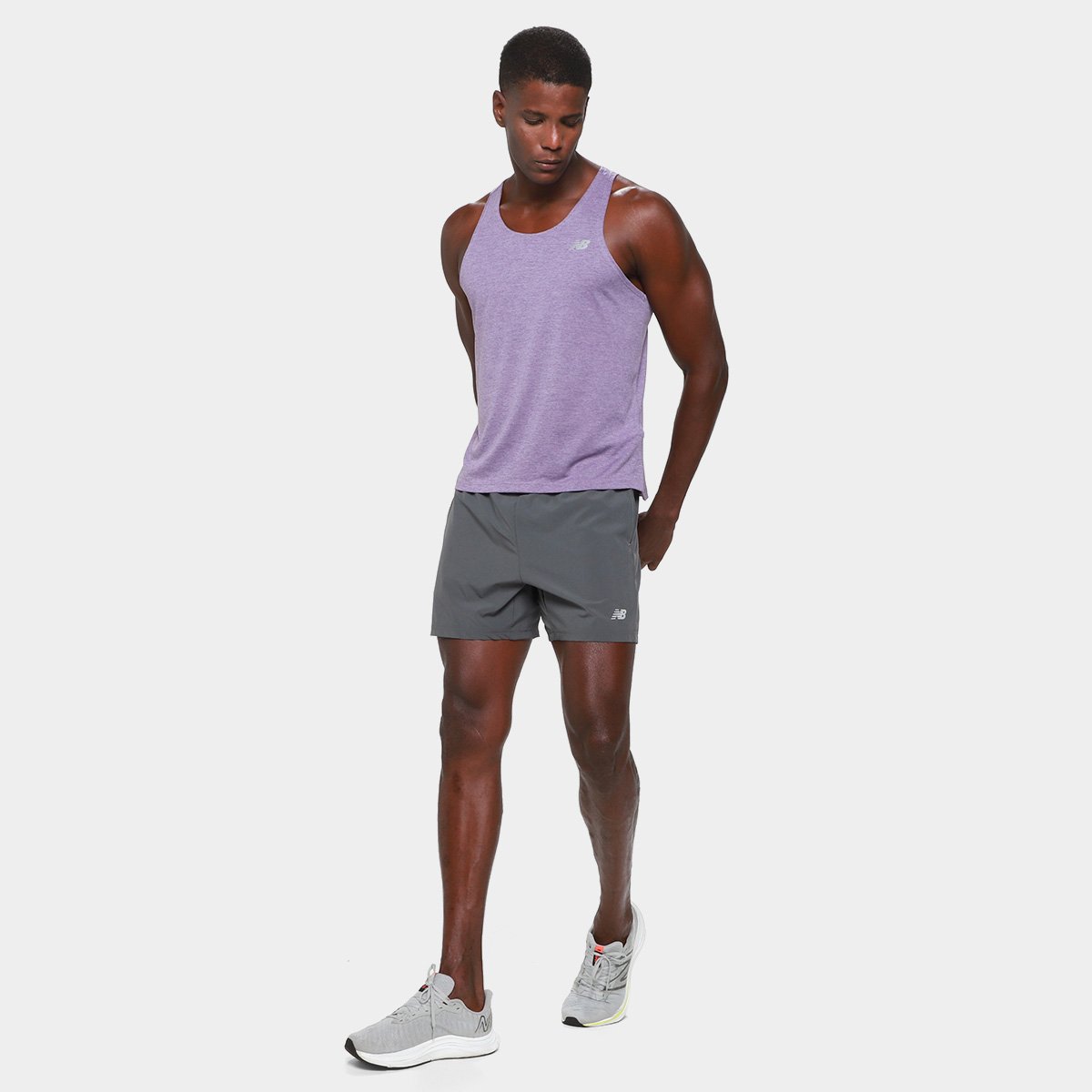 Regata New Balance Atlhetics Run Masculina - Tam: P - 4