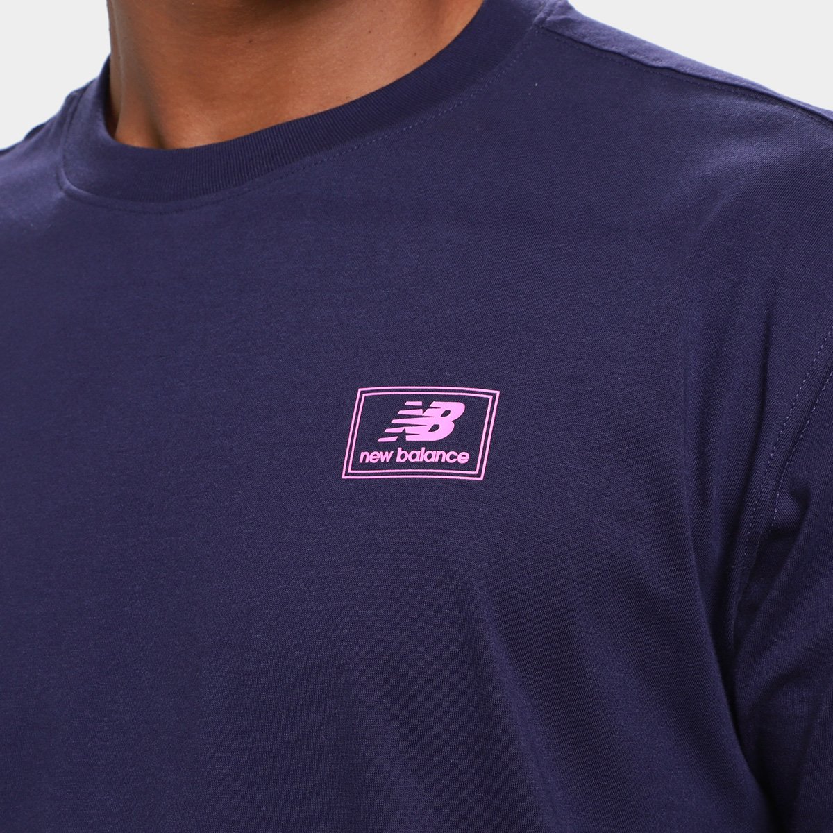 Camiseta New Balance Woven Label Masculina - Tam: GG - 2