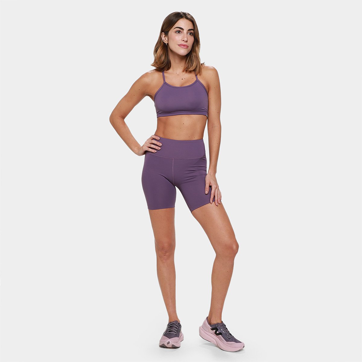 Shorts New Balance Harmony High Rise 6 Feminino - Tam: P - 3