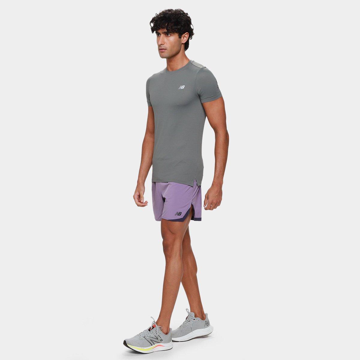 Shorts New Balance Rc Essential 5 Masculino - Tam: M - 4