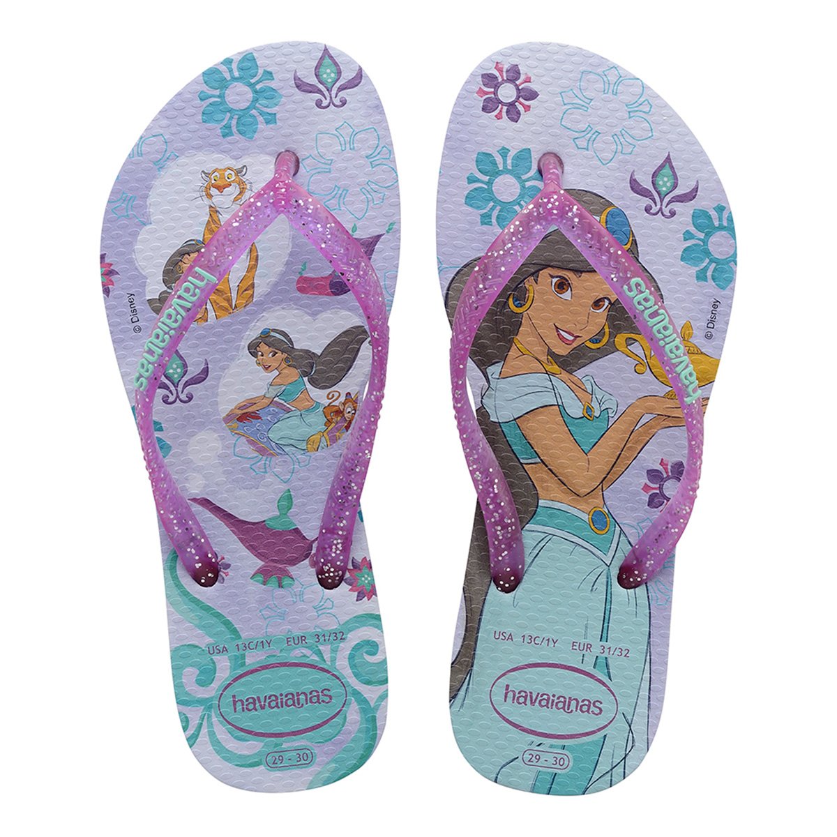 Chinelo Infantil Havaianas Slim Disney Princesas