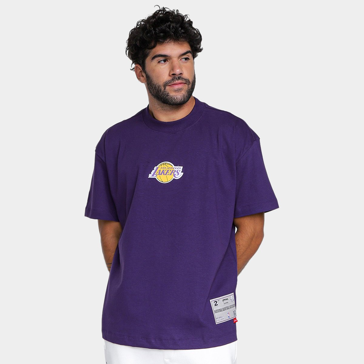 Camiseta Approve NBA Oversized New Bear Los Angeles Lakers