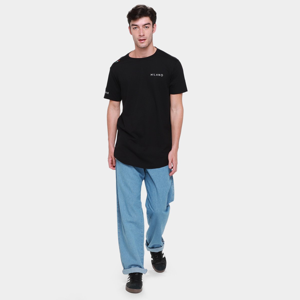 Kit Camiseta Industrie Casual Masculina - 2 peças - Tam: P - 5