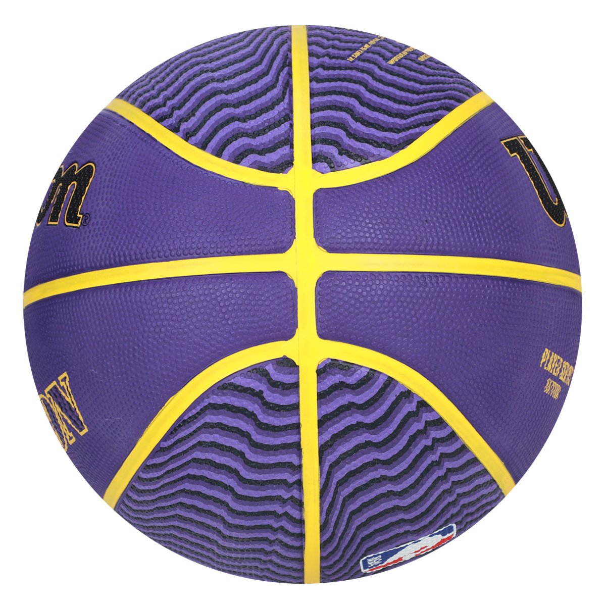 Bola Basquete NBA Wilson Los Angeles Lakers Player Icon Outdoor Lebron 7 - 2