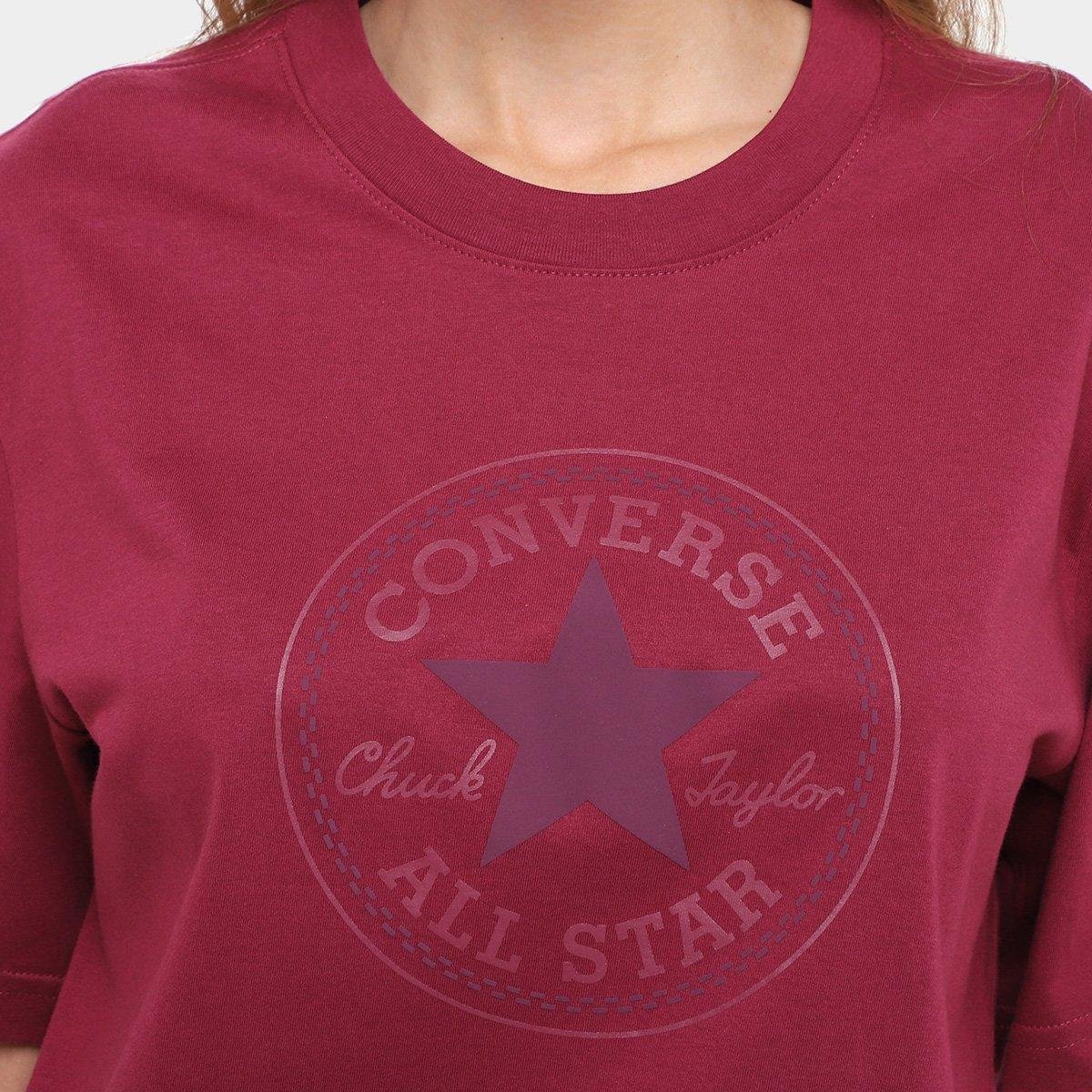 Camiseta Converse Patch Logo Puf Feminina - Tam: P - 2