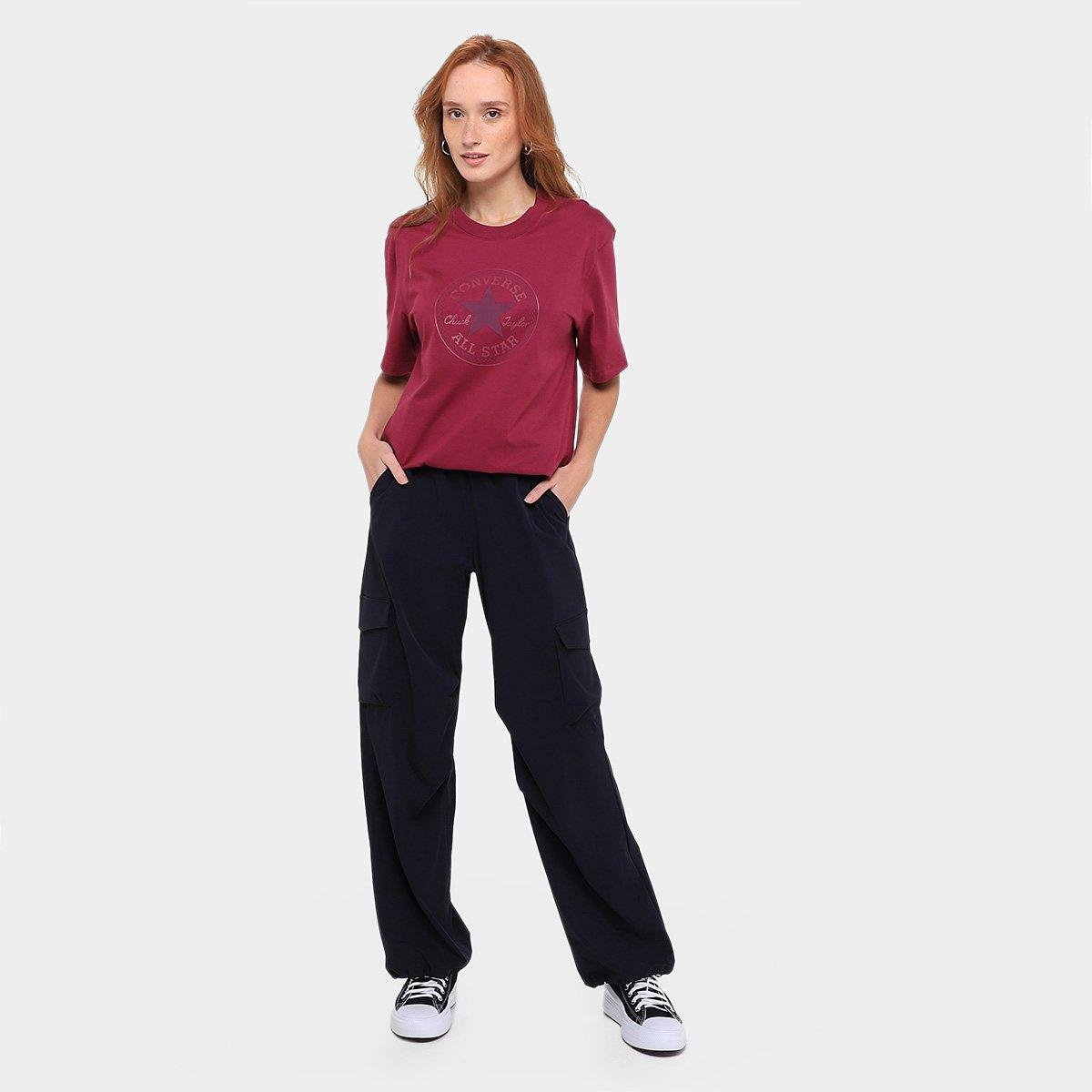 Camiseta Converse Patch Logo Puf Feminina - Tam: P - 3