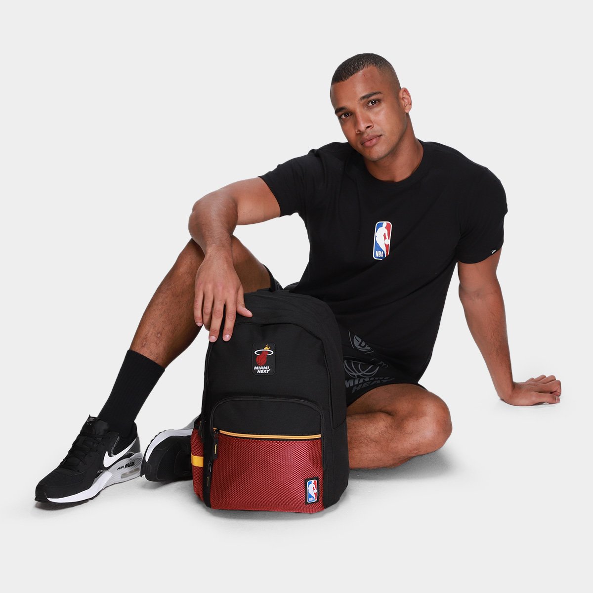 Mochila NBA Miami Heat Legend Sestini 25L Masculina - 1