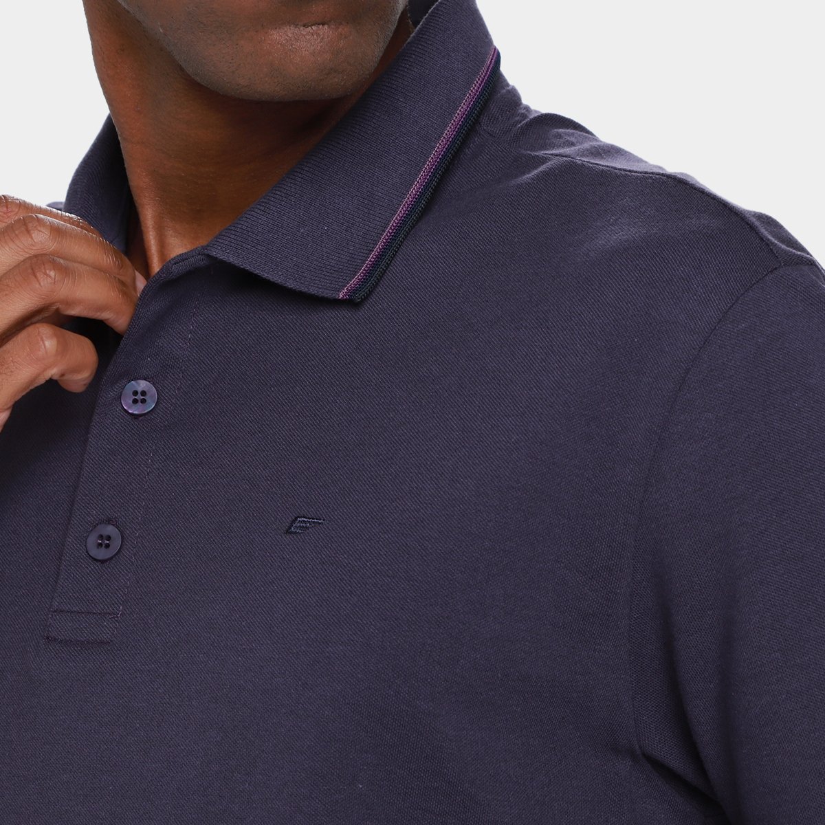 Camisa Polo Ellus Piquet Melange Classic Masculina - Tam: P - 2