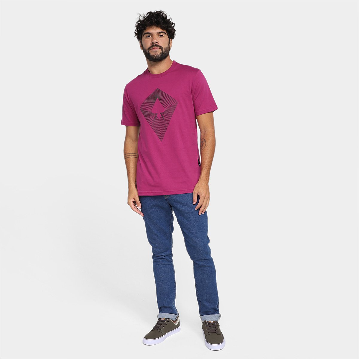 Camiseta Manga Curta MCD Regular Pipa Ancestral Masculina - Tam: G - 3