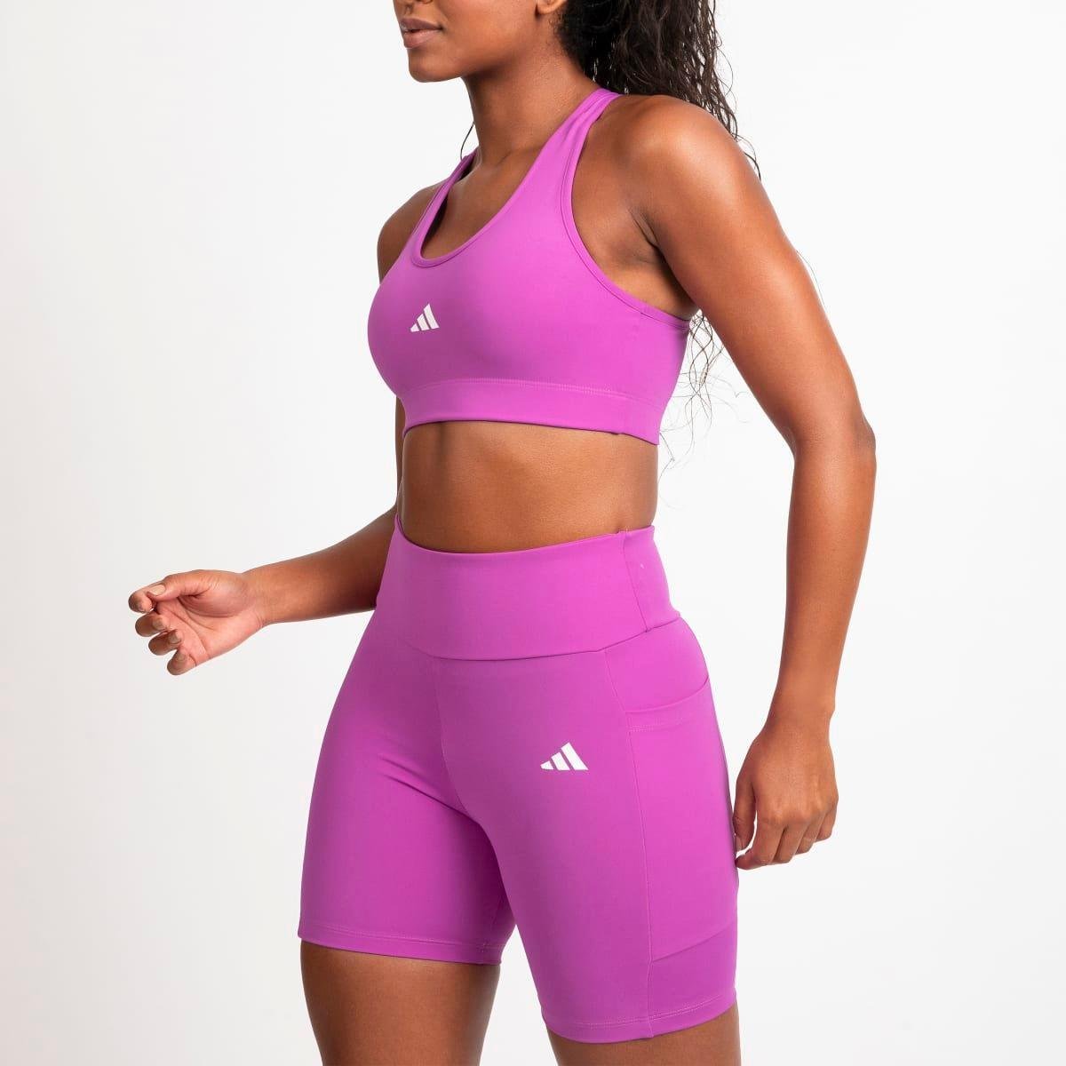 Short Adidas 3 Listras C/ Bolso Feminino - Tam: GG - 4