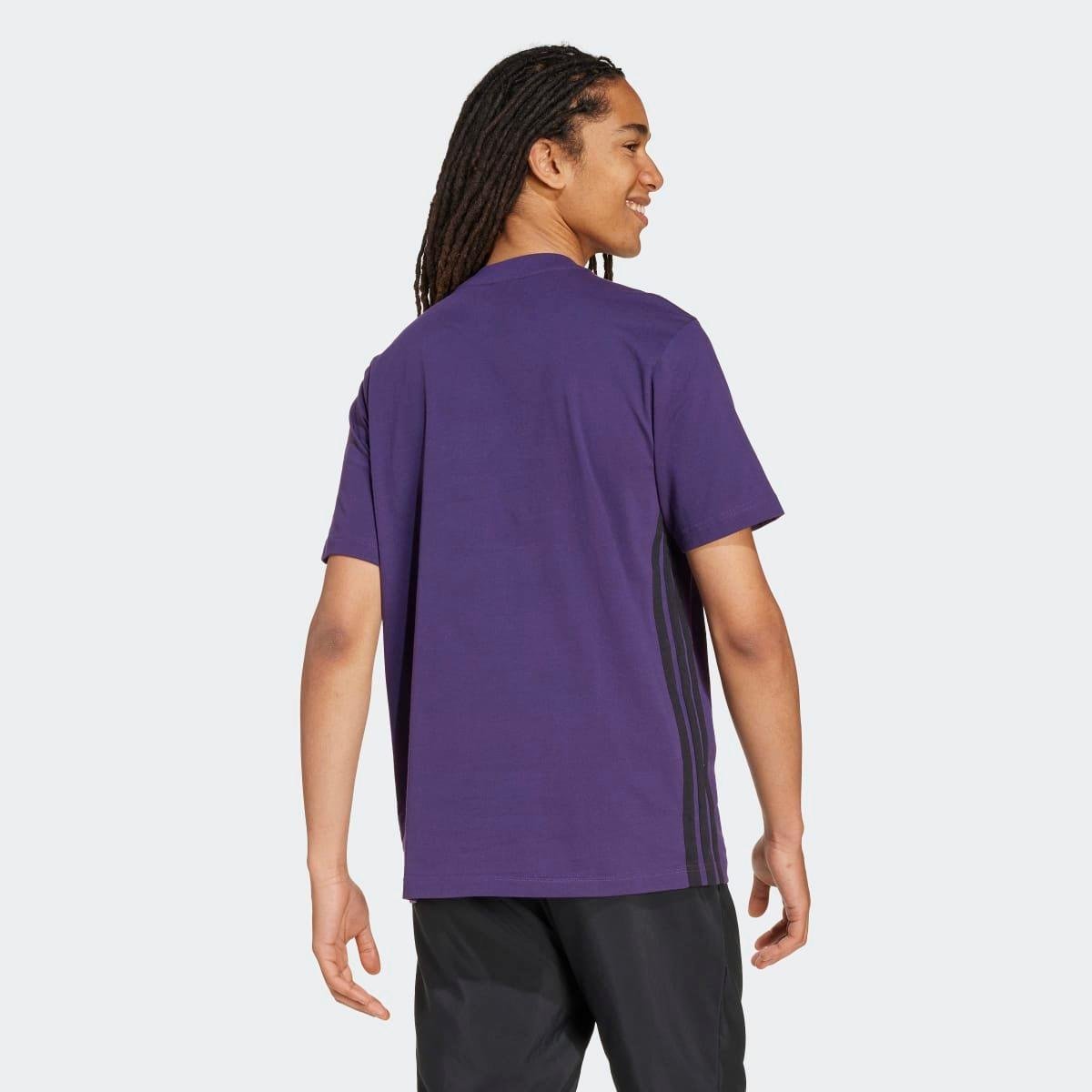 Camiseta Adidas 3 Listras Stretch Masculina - Tam: P - 1